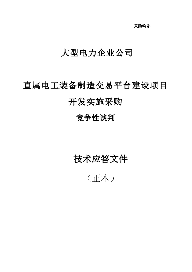 大型信息系统投标技术文件（共108页）